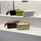 Cadence Wavy Flap Vegan Leather Handbag