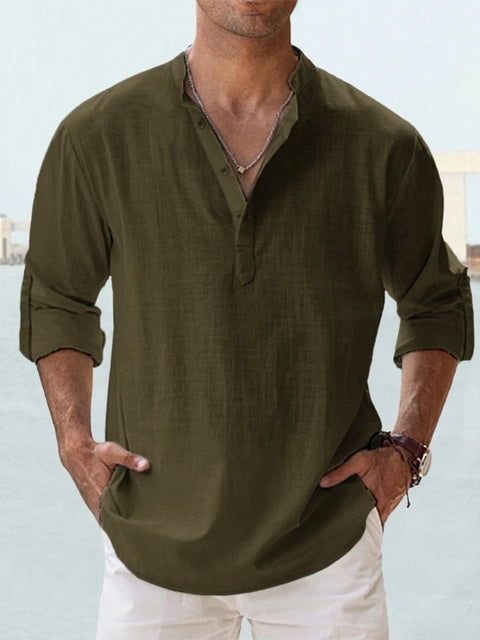 Arthur | The Collarless Shirt