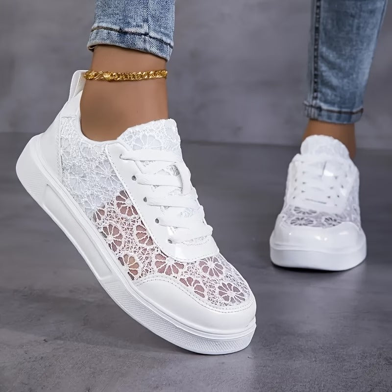 Lace | Floral Lace Sneakers