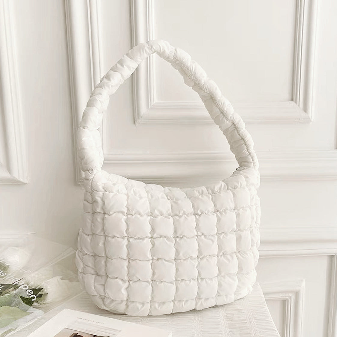 Blythe Pleated Shoulder Bag
