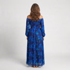 Aspen - Off Shoulder Floral Maxi Dress