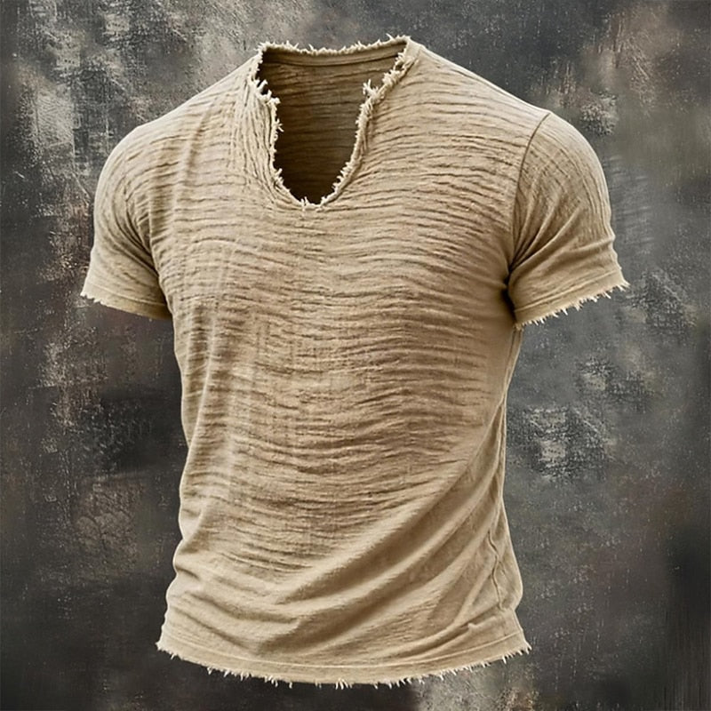 Matteo | Vintage V-Neck T-Shirt