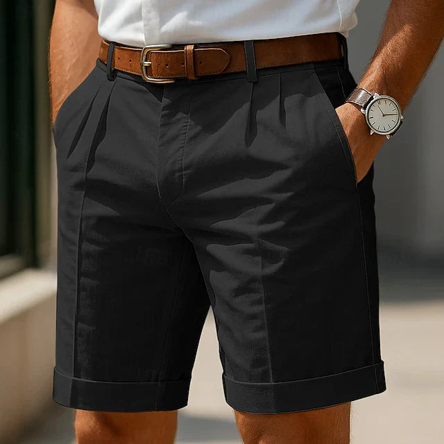 LAURENT MONACO | MEN'S PLEATED SUMMER SHORTS