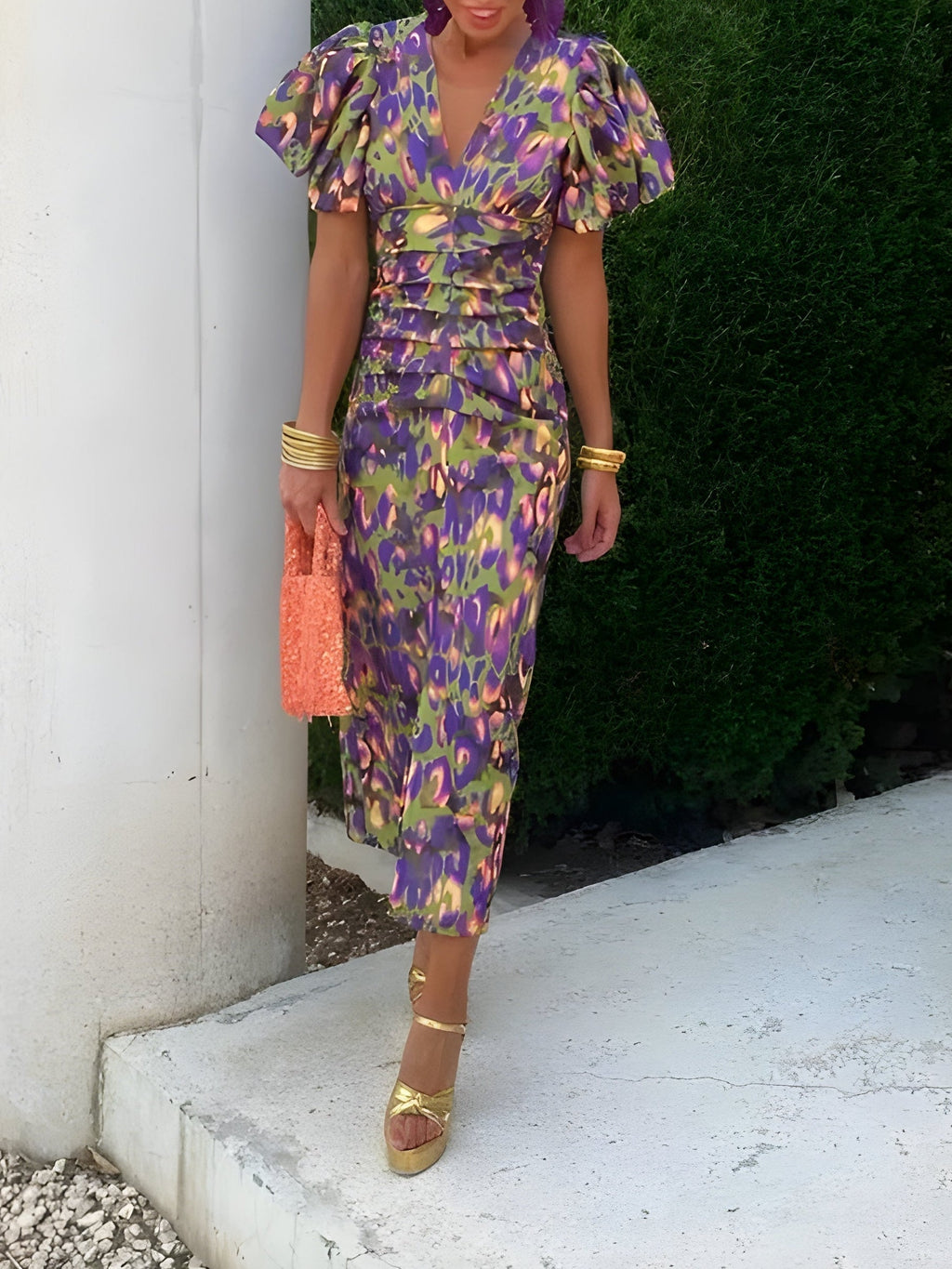 Tora™ - Pleated Sleeve Dress