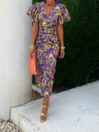 Tora™ - Pleated Sleeve Dress