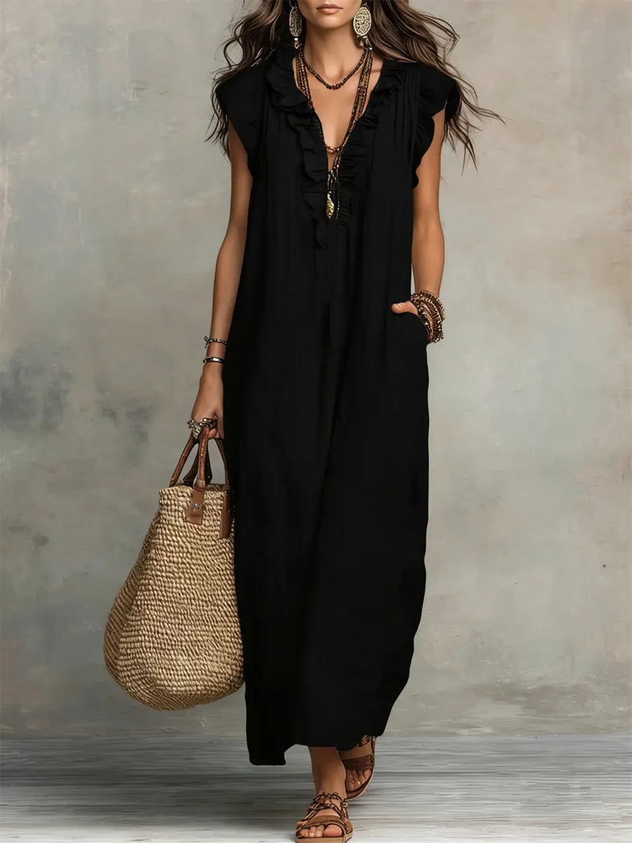 Camelia | Boho Maxi Dress