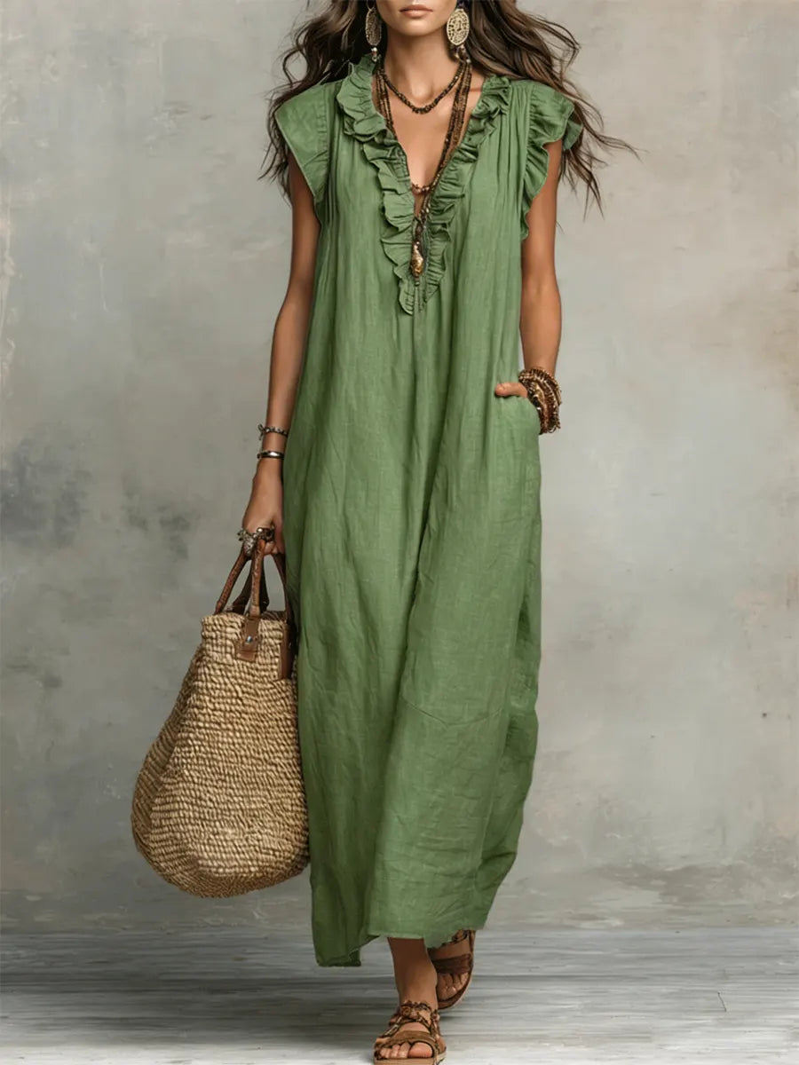 Camelia | Boho Maxi Dress