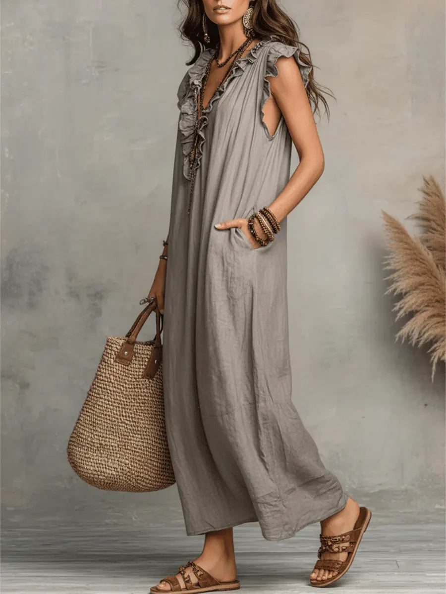 Camelia | Boho Maxi Dress