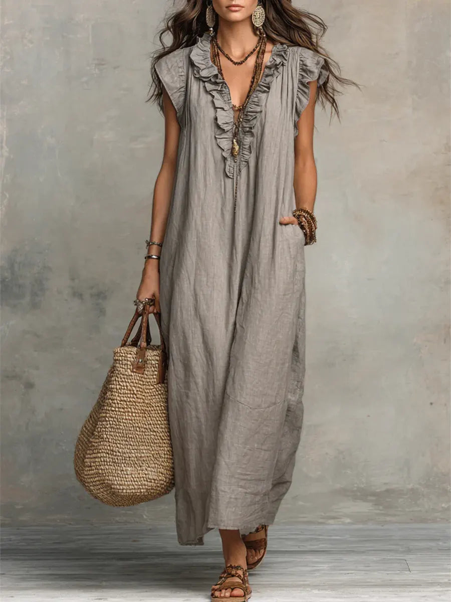 Camelia | Boho Maxi Dress