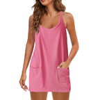 JESSICA™ – Athletic Sleeveless Mini Dress