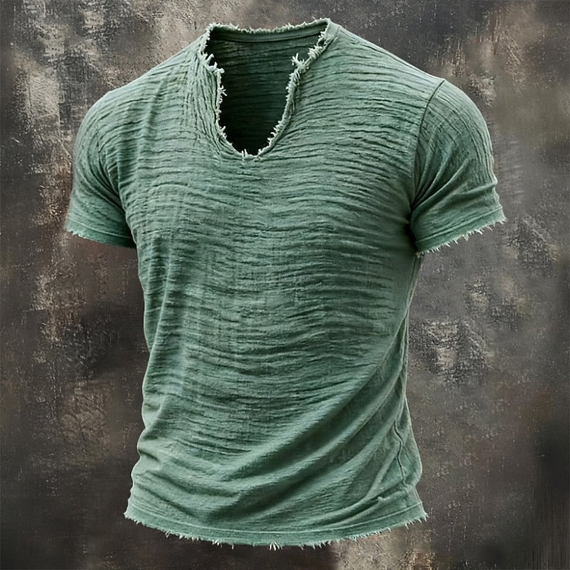 Matteo | Vintage V-Neck T-Shirt