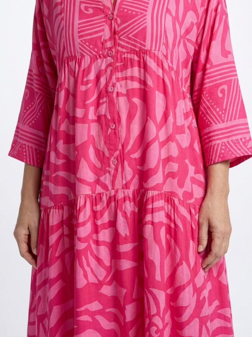 Marielle - Button Front Midi Dress