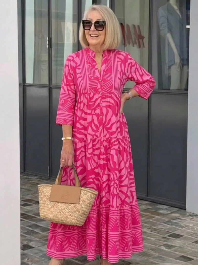 Marielle - Button Front Midi Dress