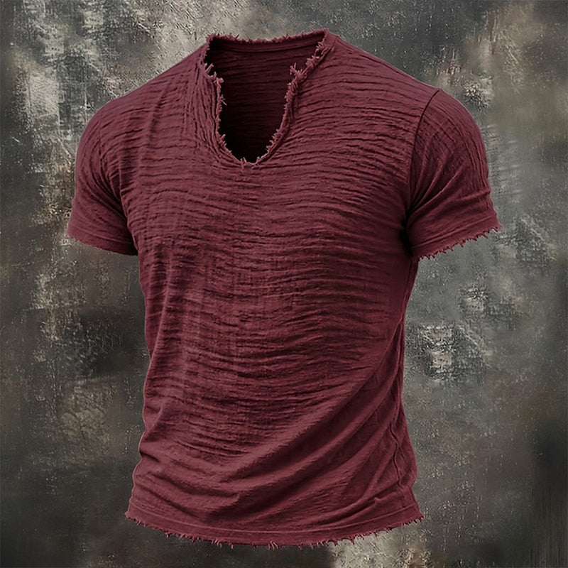 Matteo | Vintage V-Neck T-Shirt