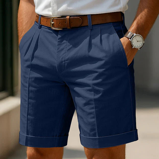 LAURENT MONACO | MEN'S PLEATED SUMMER SHORTS