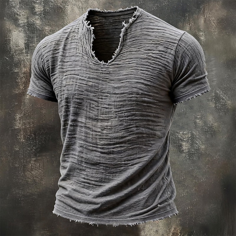 Matteo | Vintage V-Neck T-Shirt